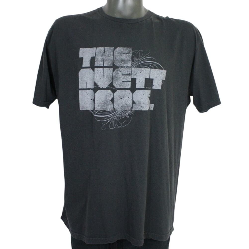 The Avett Brothers Shirt Mens 2XL Bay Island Black Band Tee